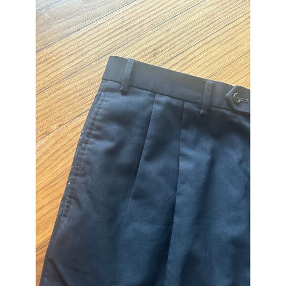 Lauren Ralph Lauren Black Wool Comfort Fit Trouser Pants – 36x32 - Picture 3 of 8